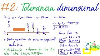 Tolerância e ajuste 2 Tolerância dimensional [upl. by Beacham]