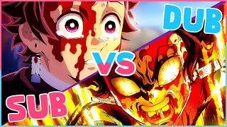 Tanjiro Kamado  NORMIES DECIDE Sub vs Dub  Demon Slayer [upl. by Diarmuid]