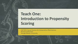 Introduction to Propensity Scoring [upl. by Ayalat]