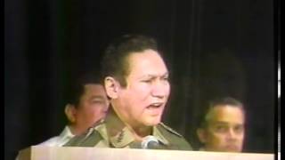 Discurso del dictador Manuel Noriega  1988 [upl. by Idmann110]