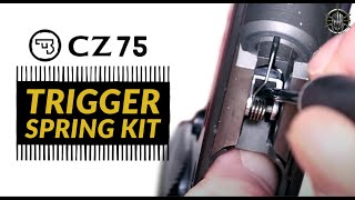 CZ 75 Trigger Spring Kit  Custom CZ 75 Trigger Job w MCARBO CZ 75 Accessories [upl. by Polak219]