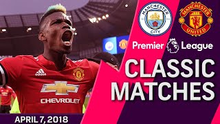 Man City v Man United I PREMIER LEAGUE CLASSIC MATCH I 4718 I NBC Sports [upl. by Gavriella]