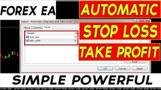 Forex EA  Automatic Stop Loss and Take Profit in MT4 [upl. by Ettenyar9]