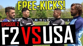 Pirlo amp Villa FreeKick Masterclass  F2 vs USA  Episode 2 [upl. by Ennahgem]