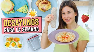 5 Desayunos Saludables Fáciles y Económicos🥞I Yovana [upl. by Elsbeth908]