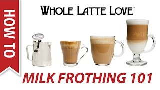 Milk Frothing for Beginners [upl. by Elle]