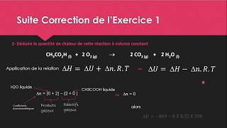 EXERCICES THERMOCHIMIE [upl. by Amesari]