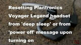 Plantronics Voyager Legend Reset [upl. by Adnik]