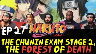 Naruto  Episode 27 The Chunin Exam Stage 2 The Forest of Death  Group Reaction [upl. by Nedrud]