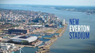 NEW EVERTON STADIUM  BRAMLEYMOORE DOCK  VIRTUAL FLYTHROUGH [upl. by Olegnaid]