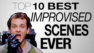 Top 10 Improvised Scenes in Movie History [upl. by Lunna658]