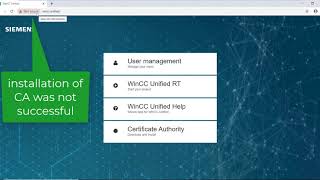 WinCC Unified V16 Webserver Certificate Tutorial Part 3 connect a Windows Client and install the CA [upl. by Amandie955]