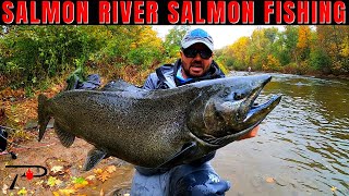 Salmon Fishing New Yorks World Famous Salmon River [upl. by Nnav]