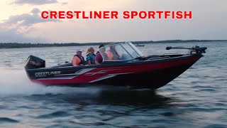 Great Family and Fishing Boat  Crestliner Sportfish [upl. by Roach]