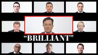 Conan OBrien Stephen Colbert and Other Late Night Hosts Describe Each Other With One Word [upl. by Frank]