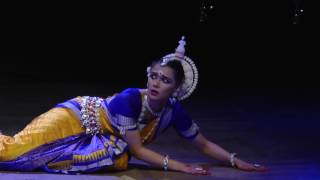 Odissi AbhinayaAhe Neela By Aneesha Ramani [upl. by Enyt805]