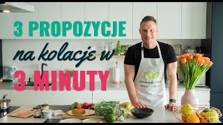 3 propozycje na kolacje w 3 minuty  zrobisz je szybciej niż zamówisz pizzę [upl. by Cherida]