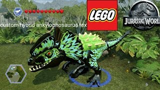 LEGO Jurassic World Ankylophosaurus Custom Hybrid [upl. by Elish]