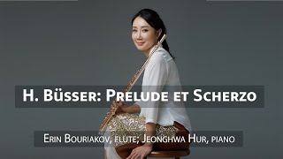 H Büsser Prelude et Scherzo for Flute and Piano Op 35 [upl. by Bambie]