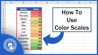 How to Use Color Scales in Excel Conditional Formatting [upl. by Thgirw]