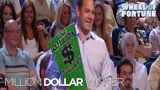 First Million Dollar Winner  Wheel of Fortune [upl. by Bernice812]