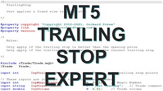 MT5 Trailing Stop Expert [upl. by Nivra]