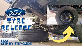 Ford Van Spare Tyre Release This will help you in an emergency and protect from being stolen [upl. by Garate]