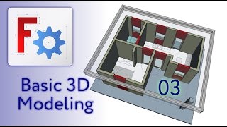 FreeCAD Arch  Basic 3D Modeling  03 [upl. by Ainsworth]