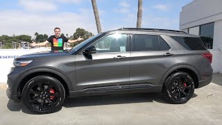 The 2020 Ford Explorer ST Is a Fast Family SUV [upl. by Yxor18]