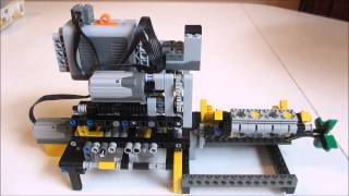 Lego Technik 4 Gang Getriebe [upl. by Aicnerolf491]