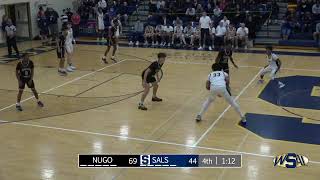 Salesianum Varsity Basketball vs NeumannGoretti HS PA [upl. by Sirkin]