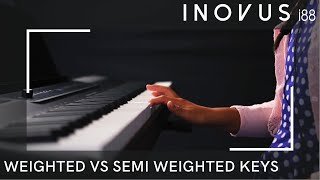 Digital Piano Guide  Weighted Keys vs Semi Weighted [upl. by Puna]