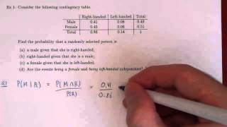 Conditional Probability  Example 1 [upl. by Ativoj]