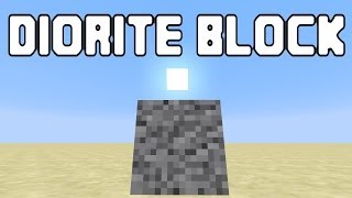 How To Make Diorite and Polished Diorite  Minecraft 18 [upl. by Rankin]