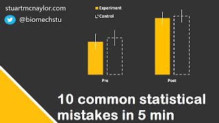 Ten Statistical Mistakes in 5 Min [upl. by Gahl303]