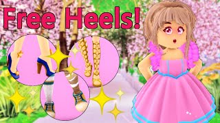 How To Get FREE Heels In Royale High  Royale High Free Accessories [upl. by Drabeck]