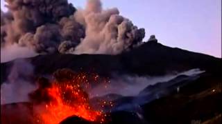 Volcano Etna Sicily Eruption 2002 [upl. by Ellegna710]