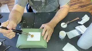 DIY professional style vinyl repair kit by Leather Magic [upl. by Essirahc]