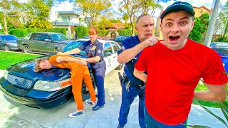 LAST TO GET ARRESTED WINS 10000 REAL COPS [upl. by Nyladgam]