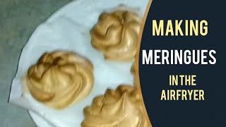 How to make Meringues in the Airfryer [upl. by Dis]