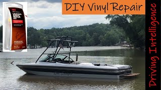 DIY Vinyl Repair How To Use 3M Vinyl Repair Kit to Repair Boat  Marine Vinyl Holes Tears Rips [upl. by Eiramrefinnej]