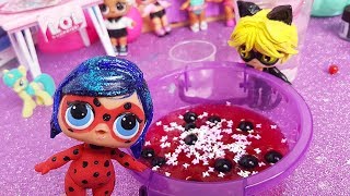 Come fare lo SLIME di LADYBUG e CHAT NOIR di Miraculous 🐞Ricetta e Tutorial Slime fai da te [upl. by Nahtad]