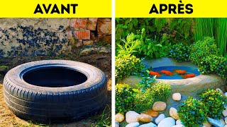 25 CRÉATIONS INCROYABLES POUR TON JARDIN  Astuces Utiles Pour Tes Plantes [upl. by Yeldarb]