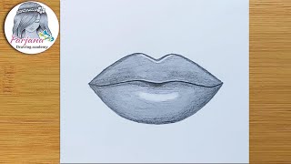 How to draw Lips for Beginners  Easy Way [upl. by Yelehsa153]