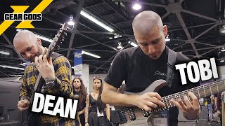 Dean amp Tobi of ARCHSPIRE Perform At NAMM 2020  GEAR GODS [upl. by Hummel]