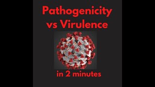 Pathogenicity vs Virulence in 2 mins [upl. by Waddle659]