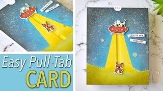 How to Make an Easy Pull Tab Slider Card [upl. by Alburga]