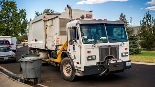 Garbage Trucks On Route In Action II [upl. by Landy]