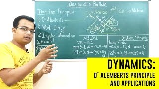 D Alemberts Principle  Dynamics  Engineering Mechanics [upl. by Inalem297]