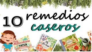 10 ejemplos de remedios caseros  Educación Primaria [upl. by Sammie]